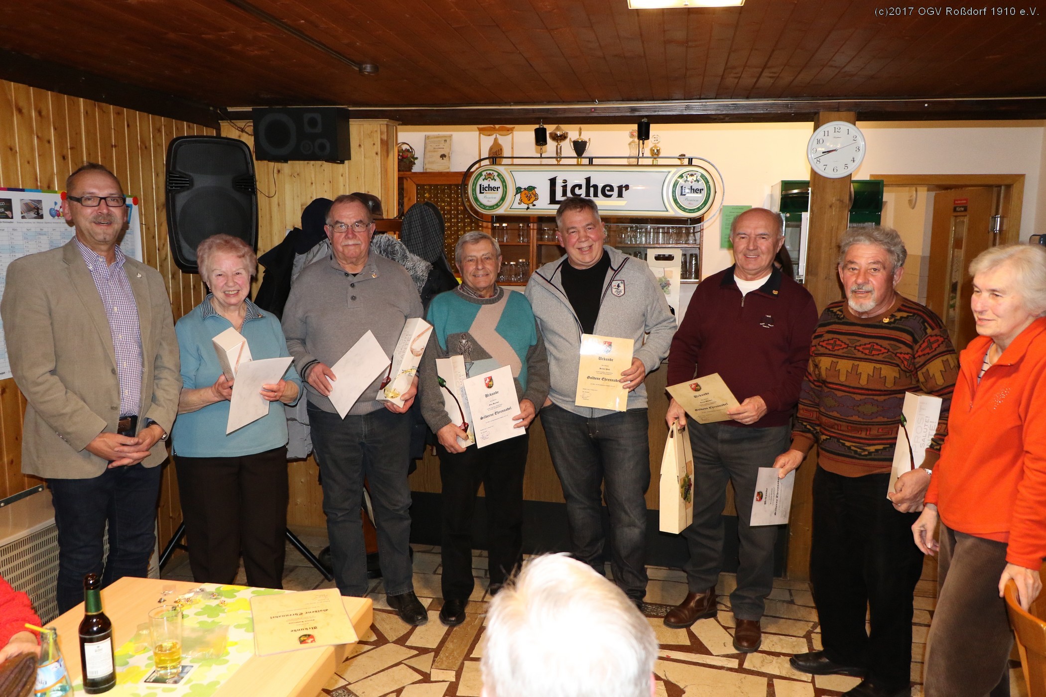 Die OGV-Jubilare 2017